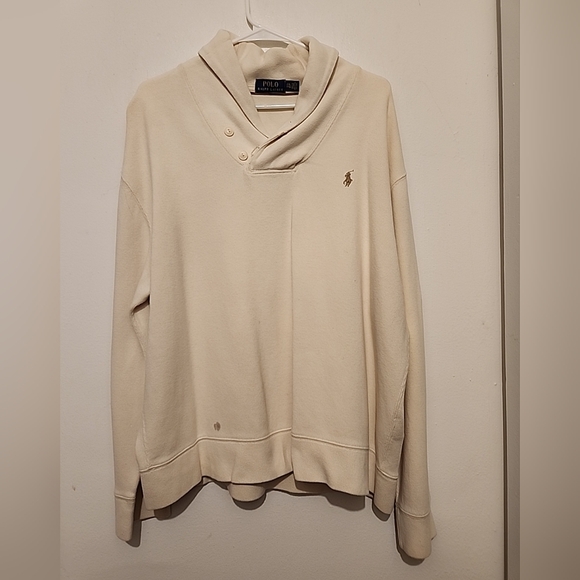 Polo Ralph Lauren Luxury Jersey Shawl-Collar Pullover - Picture 1 of 5